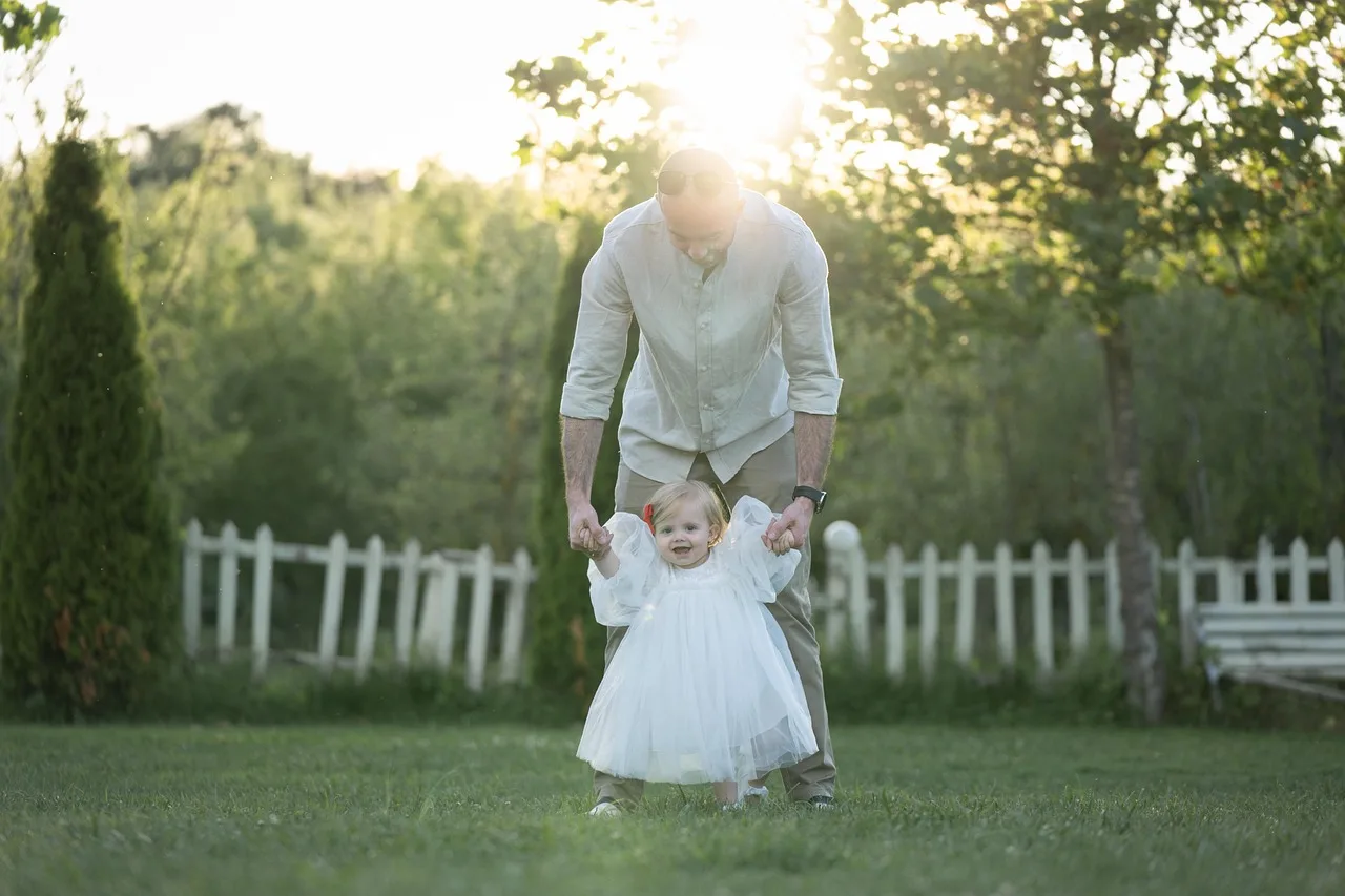 father, child, play, baby, girl, cute, bonding, adorable, kid, face, fun, happiness, day, parent, family, love. Five years, three versions: what survived and what went in an invented family agreement