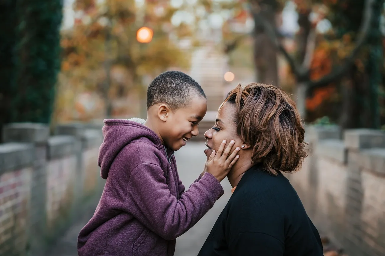 family, portrait, outdoor, fall, leaves, african-american, people, mommy, son, nature, happy mothers day, together, happy, love, mom, mum. Seven warning signs in family agreements, and the one you cannot write out